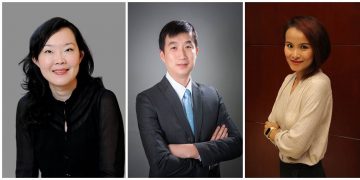 From left to right: Ms. Lichi Hsueh, Mr. Yisi Liu and Ms. Suki Zhao